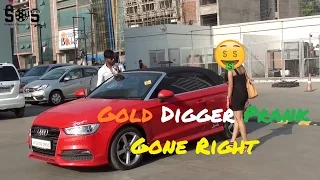 SUPERCAR GOLD DIGGER PRANK [] INDIA 2017
