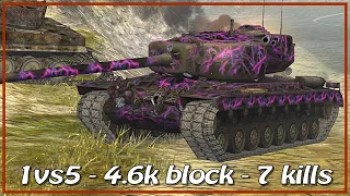 T29 • 1v5 - 4.6k block - 7 frags • WoT Blitz