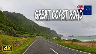 Driving New Zealand's Great Coast Road 🇳🇿 From Westport to Greymouth