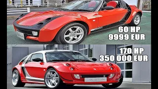 Evolution of Smart Roadster (Smart 452 Models)