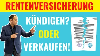 RENTENVERSICHERUNG: Kündigen oder Verkaufen? Was lohnt sich mehr? Im Interview mit Felix Früchtl