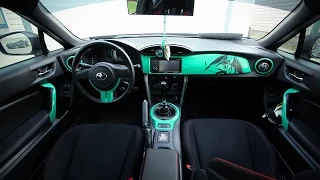 Vinyl Wrapping Interior of the Scion FRS/Toyota GT86