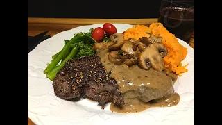 Рецепт Steak au Poivre (стейк с перечным соусом) 🥩 - Эпизод 635