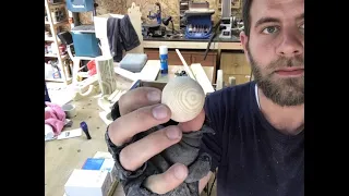 Make Wooden ball without a lathe ???