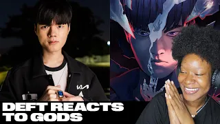 Deft Reacts to GODS ft. NewJeans (뉴진스) Official Music Video | Worlds 2023 Anthem - League of Legends