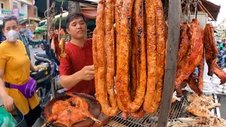 Very Popular Cambodian street food Fast & Easy Yummy Grilled Duck, Pork ribs, Fish & More