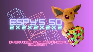 Physical 5d Rubik’s cube - Hyperespy’s moveset and scramble technique