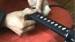 How to wrap your tsuka in easy way480p H 264 AAC