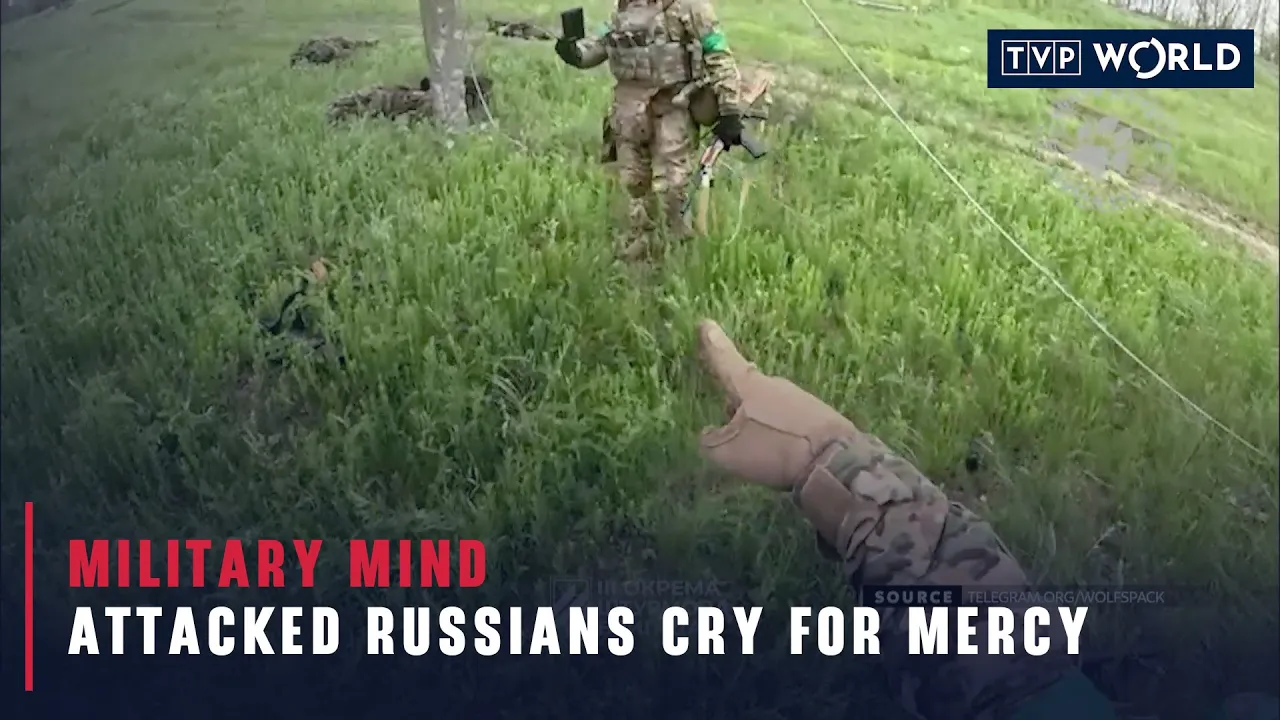 Attacked Russians cry for mercy | Military Mind | TVP World