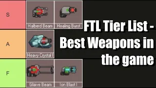 FTL: Faster Than Light - EVERY WEAPON TIER LIST - Most Overpowered Weapons in the Game?