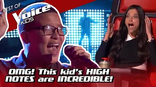 His AMAZING VOCAL RANGE left the coaches SPEECHLESS in The Voice Kids!