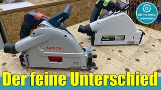 Warum habe ich mir 2 Tauchsägen gekauft? ⏐Vergleich Bosch GKT55 / Festool TS55⏐kleine holzwerkstatt