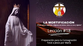 LECCIÓN # 18: La Mortificación | CONSAGRACIÓN JESÚS POR MARÍA | SEPTIEMBRE 06 del 2022