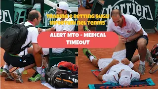 Alert MTO - Medical timeout: trading e betting sugli infortuni nel tennis