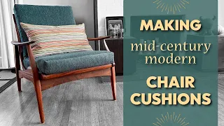 Get RE-UPHOLSTERY With Me! | How To Make Basic Cushion Covers (+ a New Book Rec!) | #diyhomedecor