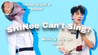 shinee can’t sing