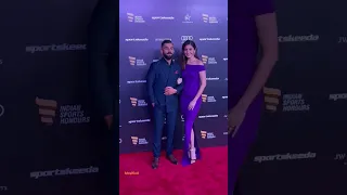 Virat Kohli with Anushka Sharma At Together Arrived indian Sports Honour 2023 jw Marriott |