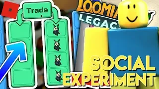 *Social Experiment* ASKING FREE LOOMIANS AND GIVING GLEAMING LOOMIAN! | Loomian Legacy!