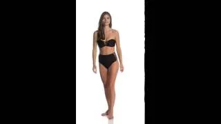 MINKPINK Dark Horse Bandeau Bikini Top | SwimOutlet.com