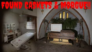 Found Caskets & Morgue Exploring Haunted Abandoned Funeral Home