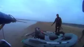 Подводная охота на Волге 15.10.2015.