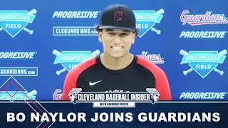 Cleveland Guardians: Bo Naylor Discusses Coming to Cleveland