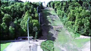Umbau Skiflugschanze Oberstdorf (Timelapse Webcam-Aufnahmen)