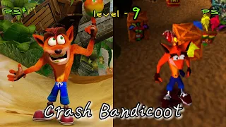 Crash Bandicoot. Difference Between Charts. level 9