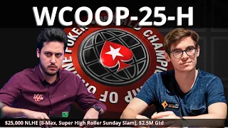 WCOOP 2020 25-H: $25,000 Super High Roller $2.5M Gtd [Adrian Mateos, Fedor Holz] Final Table Replay