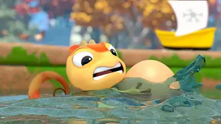 Cam & Leon | FEAR OF WATER (S01E101) Cartoon for Kids | Funny Cartoon