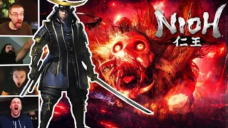 Streamers Rage While Playing Nioh, Compilation (Rage)