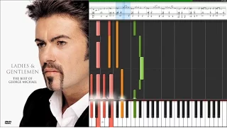 George Michael - Jesus To A Child / Piano Tutorial Piano Cover - Sheet Music