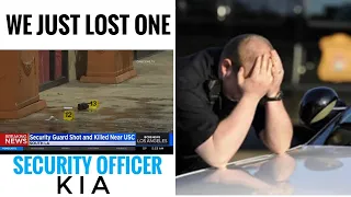 Security Officer Protecting USC Students Laid his Life Down 🙏🏼 - Thoughts About LA Metro Security