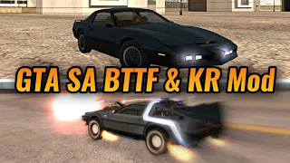 GTA San Andreas - Back to The Future & Knight Rider Mod