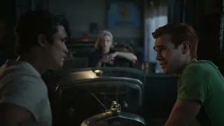 Betty Daydreams Of Kissing Archie And Reggie - Riverdale 7x11 Scene