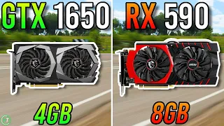 GTX 1650 4GB vs RX 590 8GB - Big Difference?