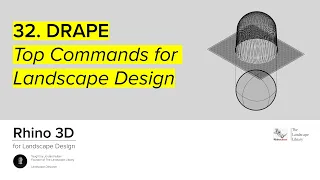 32. DRAPE | Rhino Commands for Landscape Design