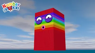 Looking for Numberblocks Cube BIGGEST 100x170x100 is Numberblocks 1.700.000 MILLION GIANT Number