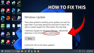 Fixing Windows Update Error 0x80070643 in Windows 10/11