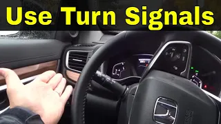 How To Use Turn Signals In 2 Minutes-Driving Lesson