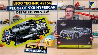 LEGO Technic 42156 Peugeot 9x8 detailed preview with unusual details!