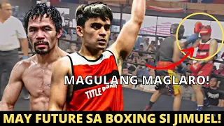 REAL TALK LANG TAYO! Jimuel Pacquiao may Future Talaga sa Boxing! Magulang na Agad mag Laro!