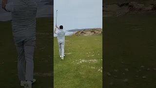 Almost an ACE at Pacific Dunes in Bandon 🤯 #bandondunes #holeinone #golf