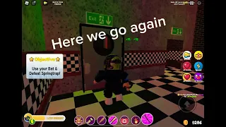 Playing The New (FNAF STORY GAME) [ROBLOX]