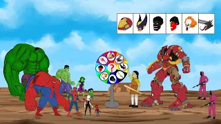 Rescue SHE HULK & SPIDERMAN: Wrong Heads Top Superheroes - FUNNY | SUPER HEROES MOVIE ANIMATION