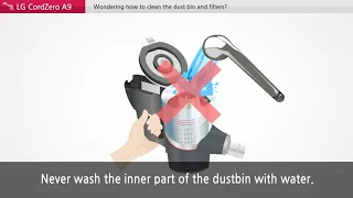 A9 CordZero Vacuum: How to Clean the Dust Bin and Filters