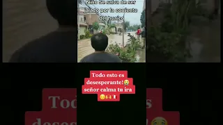 😮 NIÑO SE SALVA GRACIAS Al COLCHÓN QUE LLEVABA El HUAYCO #huayco #peru #ciclonyaku #viral #lima