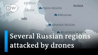 Russia claims West helped Ukraine with drone attacks | DW News