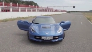 Тест Chevrolet Corvette на гоночной трассе