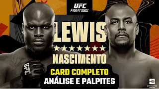 UFC Lewis Vs Nascimento - CARD COMPLETO: Análise e Palpites